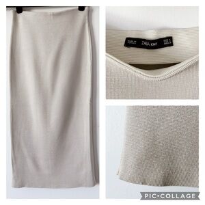 Zara knit pencil skirt